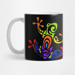 Tribal Art Frog Mug